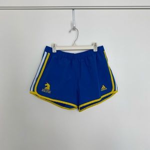 Adidas Marathon10 blue running shorts